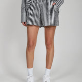Striped Shorts - Black