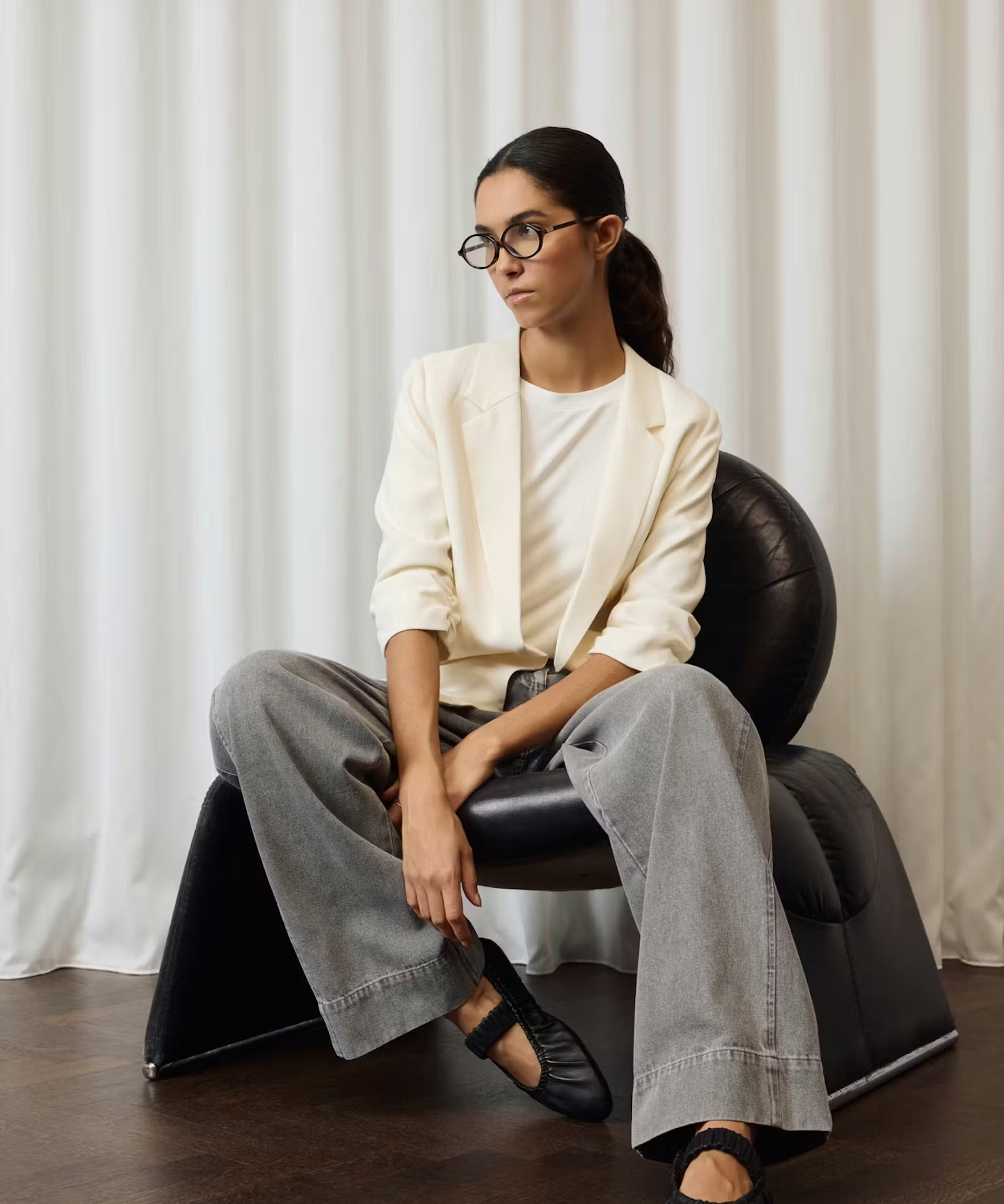 Shirley Blazer - whisper white