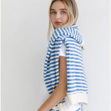 Striped Short - Blue