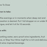 Wine Down - Relaxation & Sleep Tincture