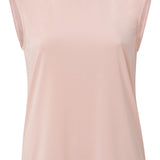 Sleeveless top w/knotted back