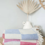 The BECKON | Muslin Turkish Towel (Pink)