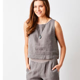 Sylviana Linen Tank