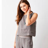 Sylviana Linen Tank