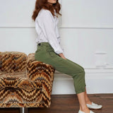 Caden Trouser - Sulfer Succulent