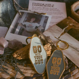 Go with your Gut Keychain