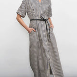 Vanisa Stripe Midi w/pockets