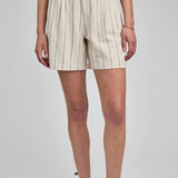 Alma Short - Linen Stripe