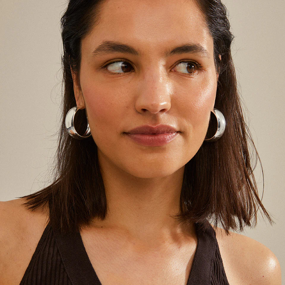 Naya recycled mega chunky hoops