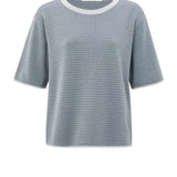 Jacquard knit tee