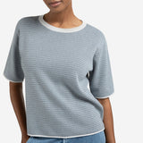 Jacquard knit tee