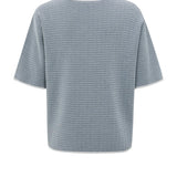 Jacquard knit tee
