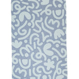 Drew Doodle Turkish Towel - Denim/Teal