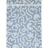 Drew Doodle Turkish Towel - Denim/Teal