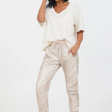 Ultimate Vegan Jogger - Metallic Gold