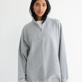 1/2 zip NYBF - Grey
