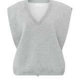Jersey v-neck vest