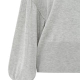 Oversized puff sleeve sweater