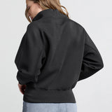 Sweatshirt w/half zip