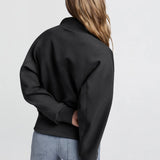 Sweatshirt w/half zip