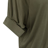 Jersey top w/ pleated sleeves