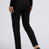 High waist slim trouser