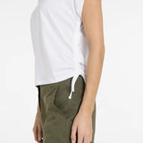 Top w/cords (white)