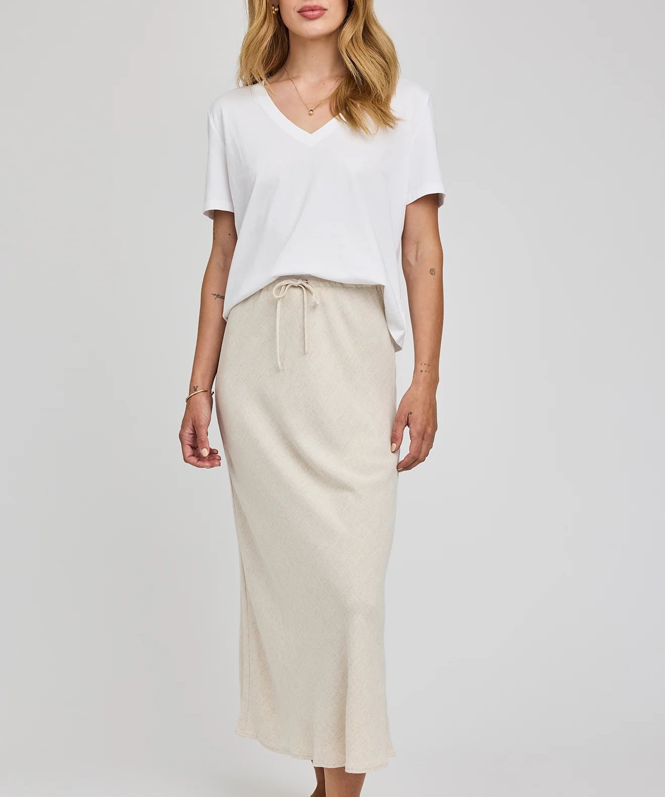 Cassia Linen Skirt