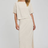 Cassia Linen Skirt