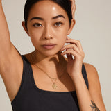 NOMAD 2-in-1 coin necklace gold-plated