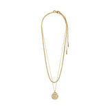 NOMAD 2-in-1 coin necklace gold-plated