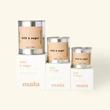 milk and sugar | vanilla + cinnamon + cream (jumbo)