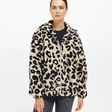 Leopard Sherpa Jacket