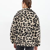 Leopard Sherpa Jacket