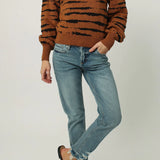 Jasmine Long Sleeve Sweater - Burnt Orange