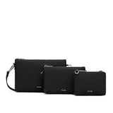Drea Pouches - Set of 3 Black