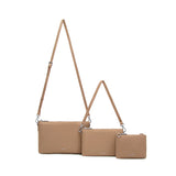 Drea Pouches - Set of 3 Latte