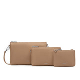 Drea Pouches - Set of 3 Latte