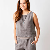 Sylviana Linen Tank
