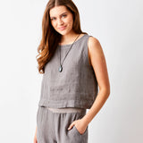Sylviana Linen Tank