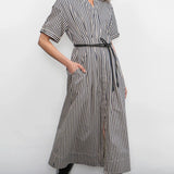 Vanisa Stripe Midi w/pockets