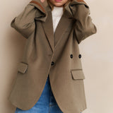 Woven Oversized Blazer
