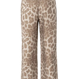Leopard print trouser