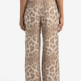 Leopard print trouser