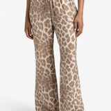 Leopard print trouser