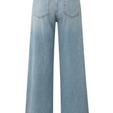 Denim trousers with wide legs (L-30)