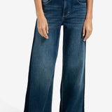 Wide leg w/dark stripe detail