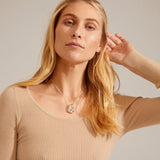 Chantel Pendant Necklace -Silver