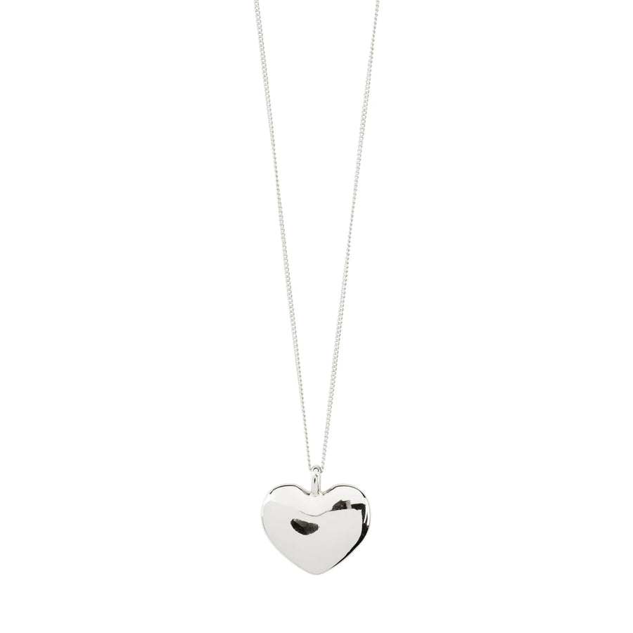 Sophia Heart Pendant Necklace - Silver