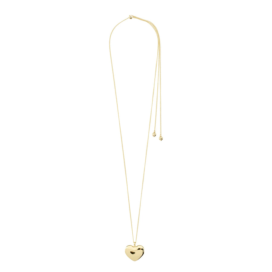 Sophia Heart Pendant Necklace - Gold
